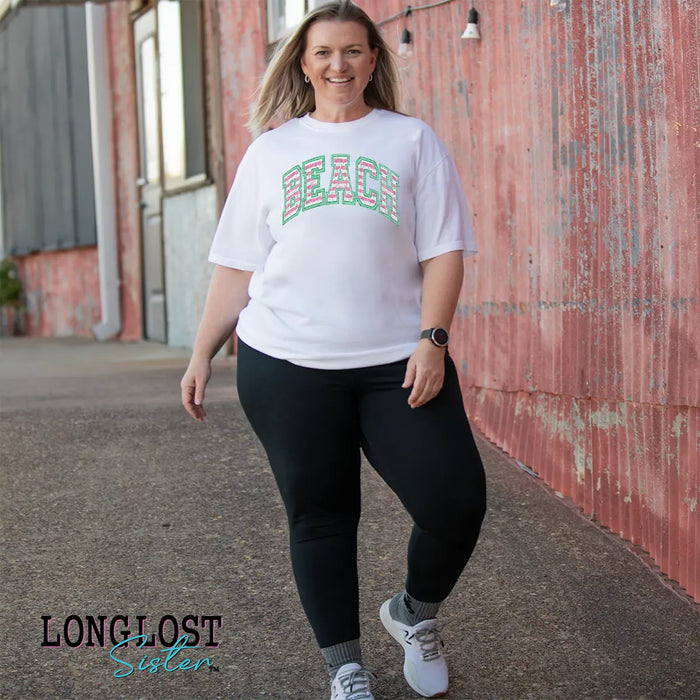 Beach Graphic T-shirt | Long Lost Sister Boutique