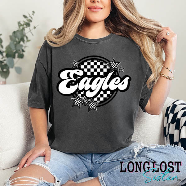 Checker Custom Mascot Graphic Tee | Long Lost Sister Boutique