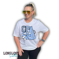 Cheer Sporty Megaphone Custom Graphic Tee | Long Lost Sister Boutique