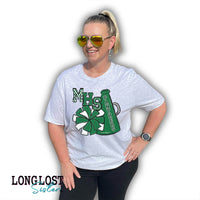Cheer Sporty Megaphone Custom Graphic Tee | Long Lost Sister Boutique