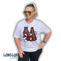 Cheer Sporty Megaphone Custom Graphic Tee | Long Lost Sister Boutique