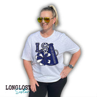 Cheer Sporty Megaphone Custom Graphic Tee | Long Lost Sister Boutique