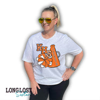 Cheer Sporty Megaphone Custom Graphic Tee | Long Lost Sister Boutique