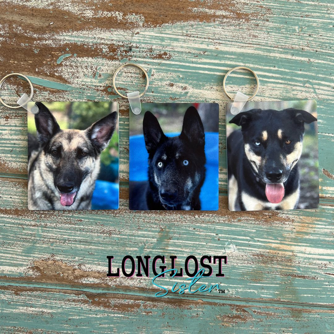 Personalized Dog Photo Keychain | Long Lost Sister Boutique