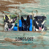 Personalized Dog Photo Keychain | Long Lost Sister Boutique