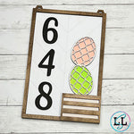 Easter Eggs Spring Interchangeable for Address Plaque
