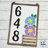 Flowers Spring Interchangeable for Address Plaque
