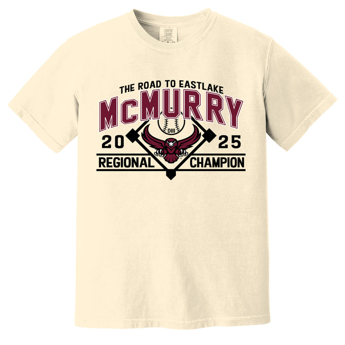 McMurry Baseball 2025 Regional Champion Adult T-shirt