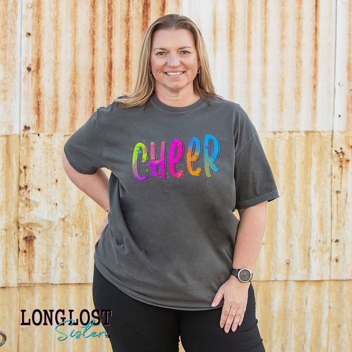 Neon Cheer Graphic Tee | Long Lost Sister Boutique