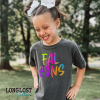 Neon Mascot Kids T-shirt | Long Lost Sister Boutique