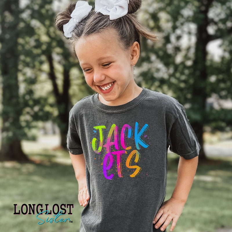 Neon Mascot Kids T-shirt | Long Lost Sister Boutique