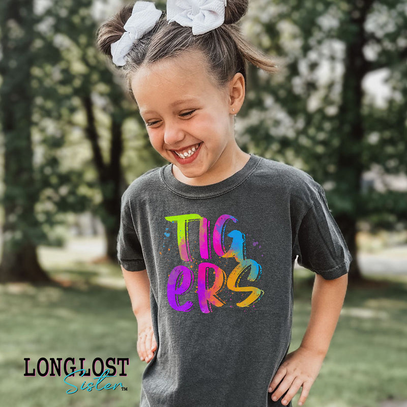 Neon Mascot Kids T-shirt | Long Lost Sister Boutique