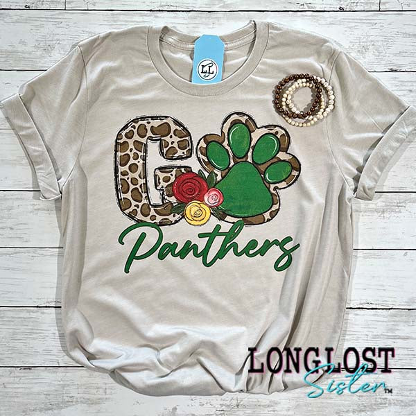 Leopard Go Panthers Paw Spirit T-Shirt long lost sister boutique