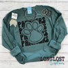 Panthers Stacked Mascot Paw T-shirt long lost sister boutique