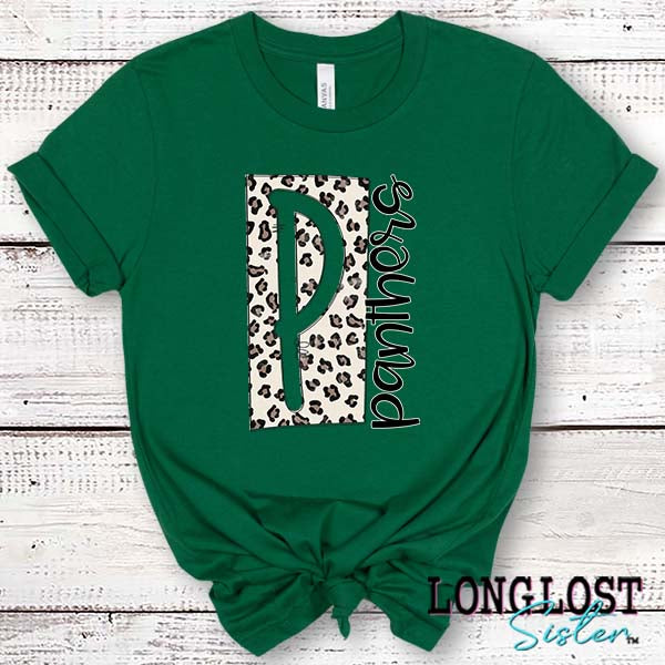 Panthers Boxed Leopard Spirit T-Shirt long lost sister boutique