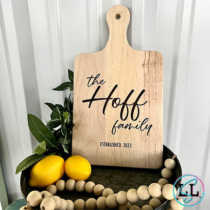 Family Name Personalized Cutting Board *Custom Order*