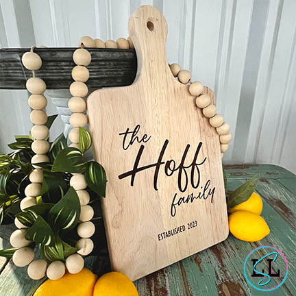 Family Name Personalized Cutting Board *Custom Order*