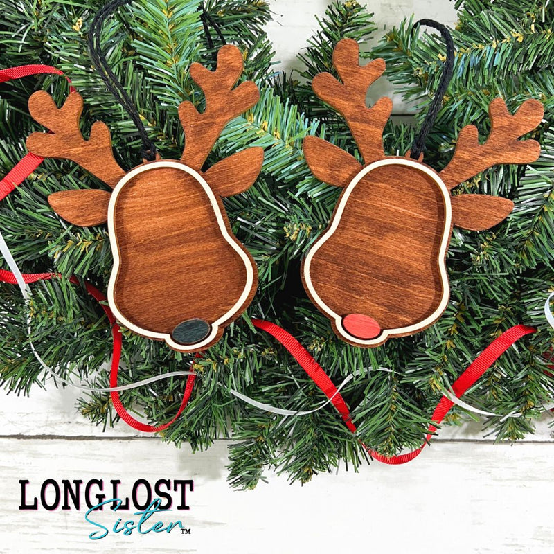 Reindeer Christmas Ornament long lost sister boutique