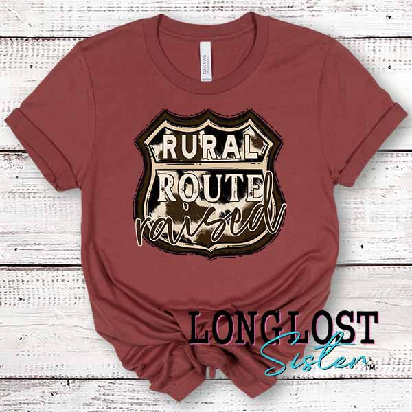 Rural Route Raised T-Shirt