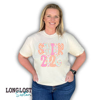 Senior 2026 Pink & Orange Graphic Tee | Long Lost Sister Boutique