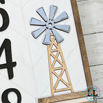 Windmill Interchangeable for Address Plaque