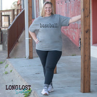 Baseball Grunge Graphic Tee | Long Lost Sister Boutique