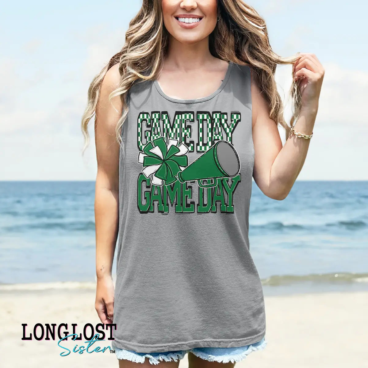 Cheer Game Day Graphic Tank Top | Long Lost Sister Boutique