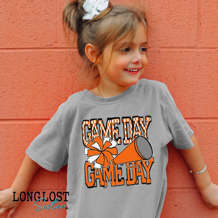 Cheer Game Day Kids T-shirt | Long Lost Sister Boutique