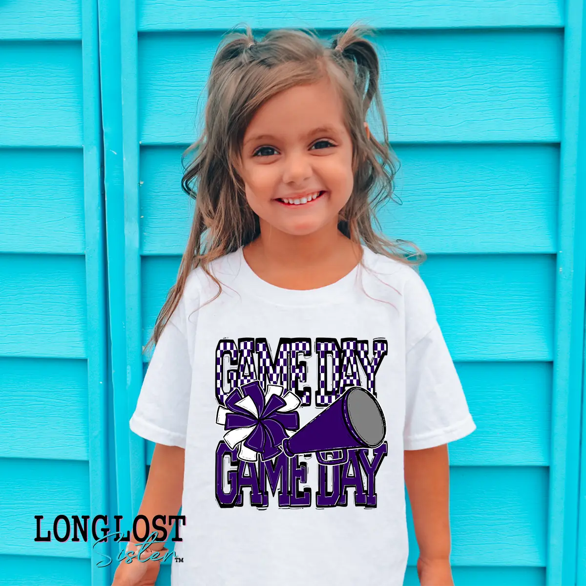 Cheer Game Day Kids T-shirt | Long Lost Sister Boutique