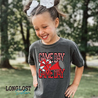 Cheer Game Day Kids T-shirt | Long Lost Sister Boutique