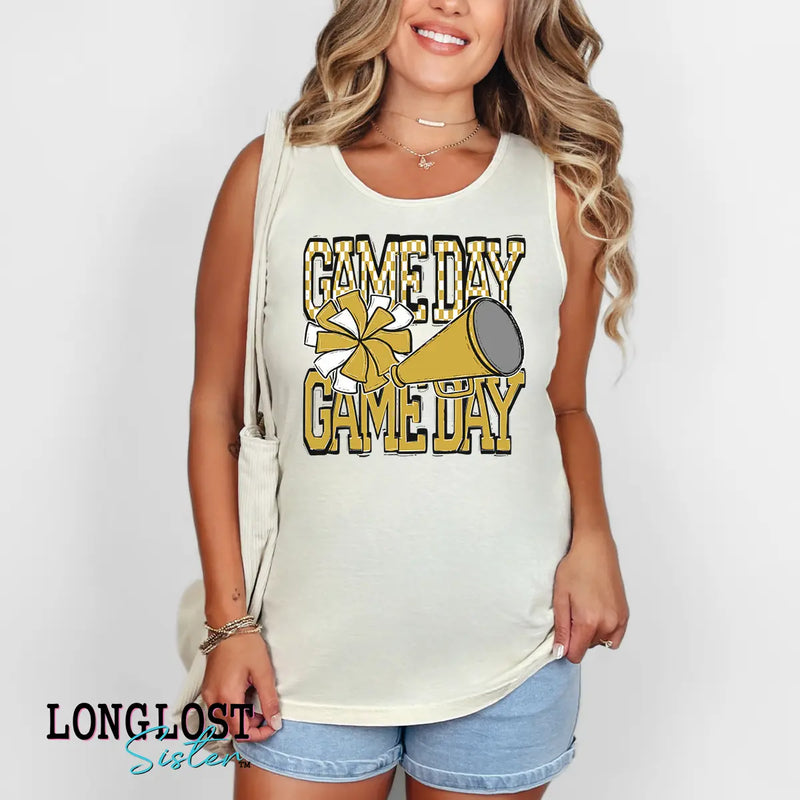 Cheer Game Day Graphic Tank Top | Long Lost Sister Boutique