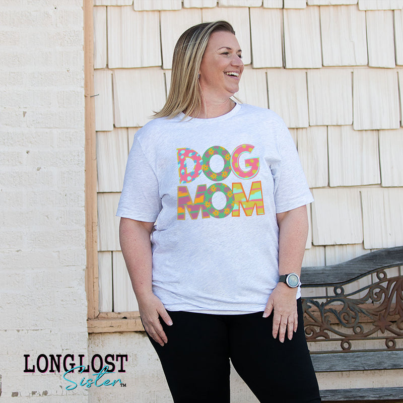 Dog Mom Pattern Play Graphic Tee