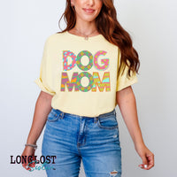 Dog Mom Pattern Play Graphic Tee