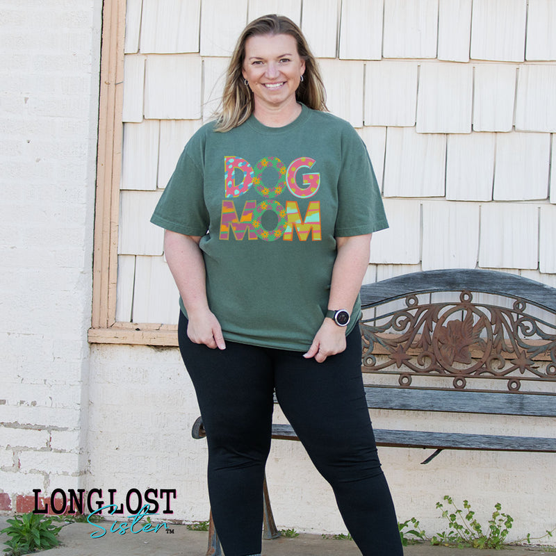 Dog Mom Pattern Play Graphic Tee