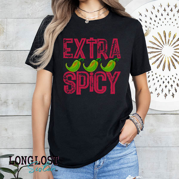 Extra Spicy Black Graphic Tee