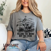Follow The Word Not The Herd Graphic T-shirt | Long Lost Sister Boutique