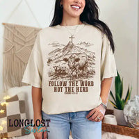 Follow The Word Not The Herd Graphic T-shirt | Long Lost Sister Boutique