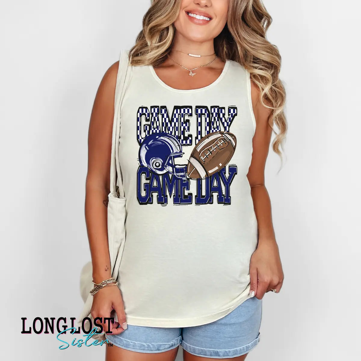 Football Game Day Graphic Tank Top | Long Lost Sister Boutique