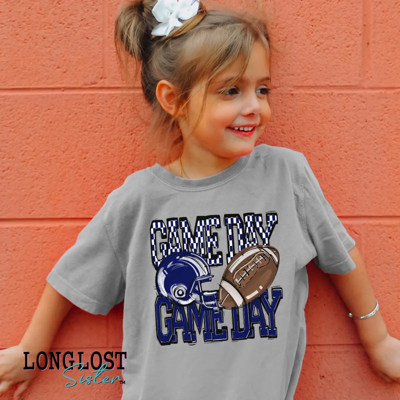Football Game Day Kids T-shirt | Long Lost Sister Boutique
