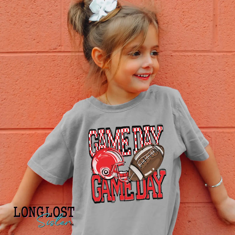 Football Game Day Kids T-shirt | Long Lost Sister Boutique