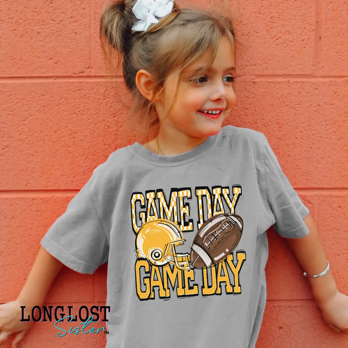 Football Game Day Kids T-shirt | Long Lost Sister Boutique