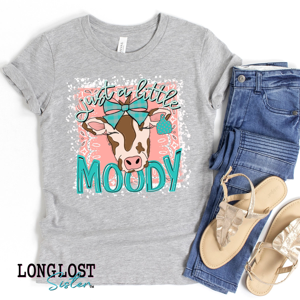Just a Little Moody Kids T-shirt
