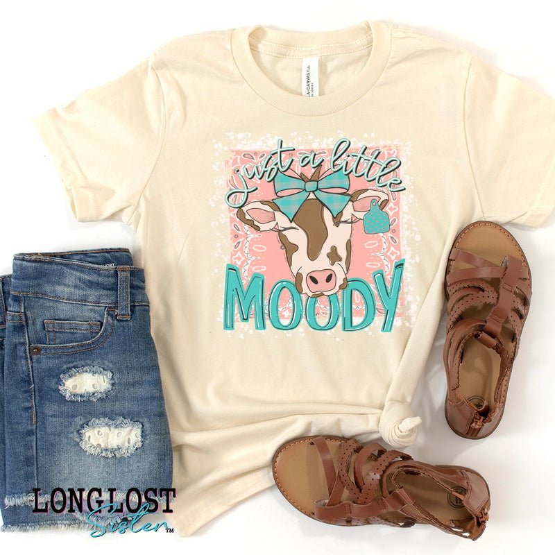 Just a Little Moody Kids T-shirt