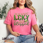 Not Lucky Just Blessed Short Sleeve T-shirt