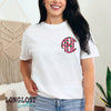 Pink & Clover Monogram Short Sleeve T-shirt