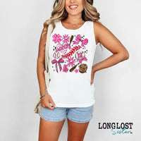 Baseball Collage Custom Team & Number Tank Top | Long Lost Sister Boutique