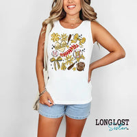 Baseball Collage Custom Team & Number Tank Top | Long Lost Sister Boutique