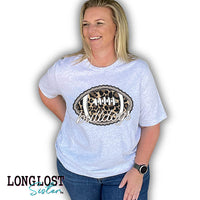 Preppy Leopard Football with Mascot Graphic Tee | Long Lost Sister Boutique