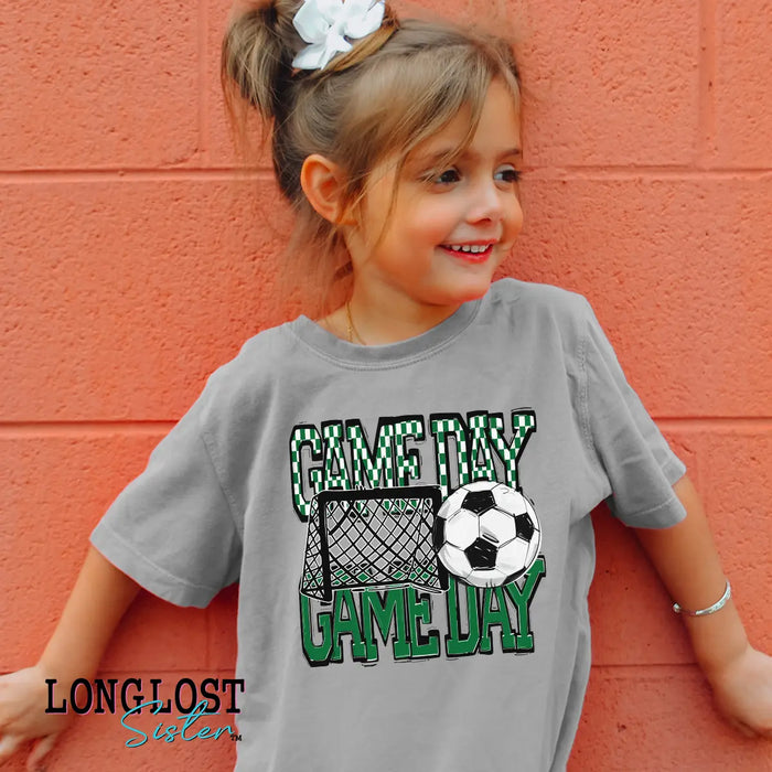 Soccer Game Day Kids T-shirt | Long Lost Sister Boutique