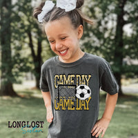 Soccer Game Day Kids T-shirt | Long Lost Sister Boutique